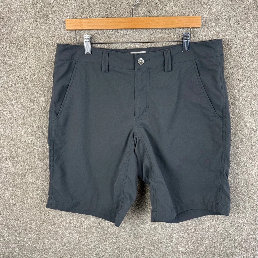 Marmot Mens Hiking Shorts Charcoal Grey Nylon Technical Outdoor Size 34‎